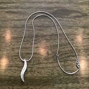 Sterling silver CZ necklace